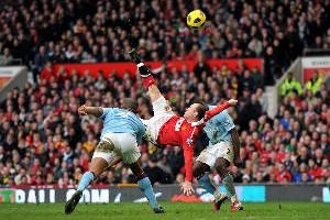 多位曼联旧将谈曼市德比回忆：鲁尼的惊天倒钩令人难忘